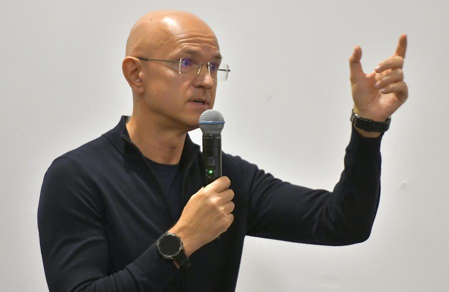 Orlando Nicoară, directorul general al companiei eAD, deținătoarea drepturilor TV pentru meciurile din Superligă. // Foto: Cristi Preda (GSP.RO) Upgrade spectaculos în fotbalul românesc » Motivul pentru care Supercupa va avea 4 arbitri video