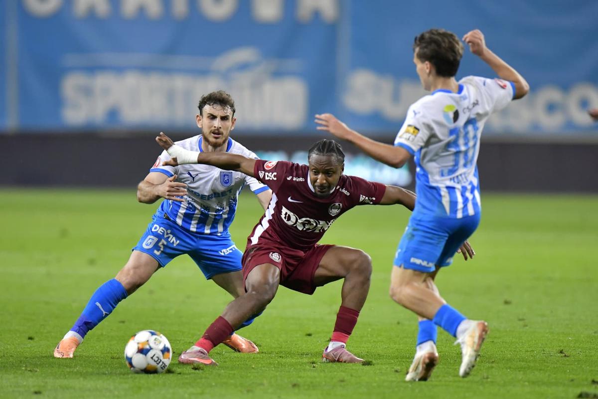 Universitatea Craiova - CFR Cluj, imagini de joc