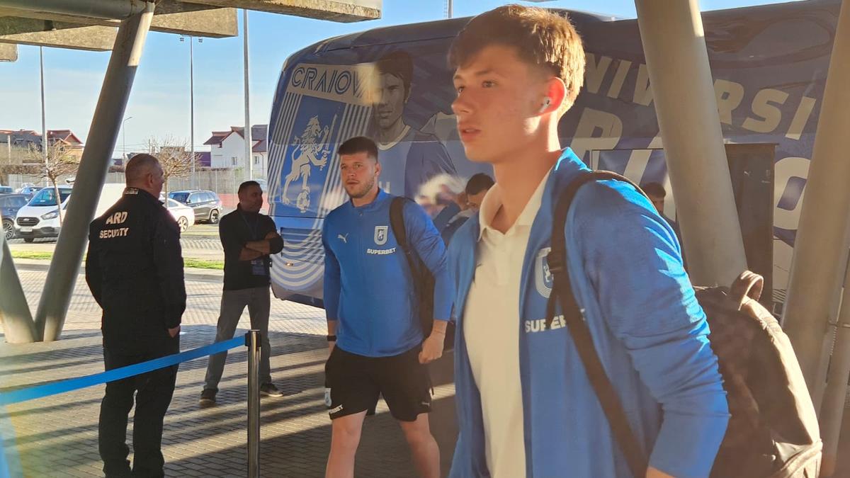 Imagini înainte de Universitatea Craiova - CFR Cluj