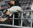 Cristiano Bergodi, revedere cu un fost elev la finalul meciului dintre Rapid și Universitatea Cluj / foto: Ionuț Iordache GSP