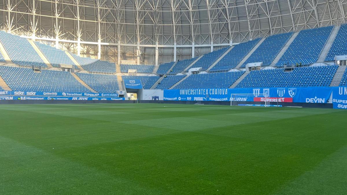 Imagini înainte de Universitatea Craiova - CFR Cluj