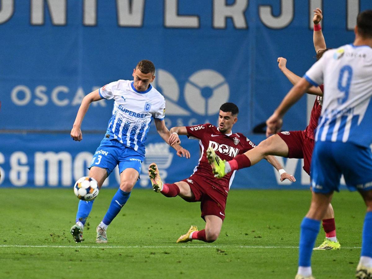 Locomotiva Universitatea Craiova lasă în gară vagoanele de la CFR Cluj » Clasamentul în play-off „se rupe”