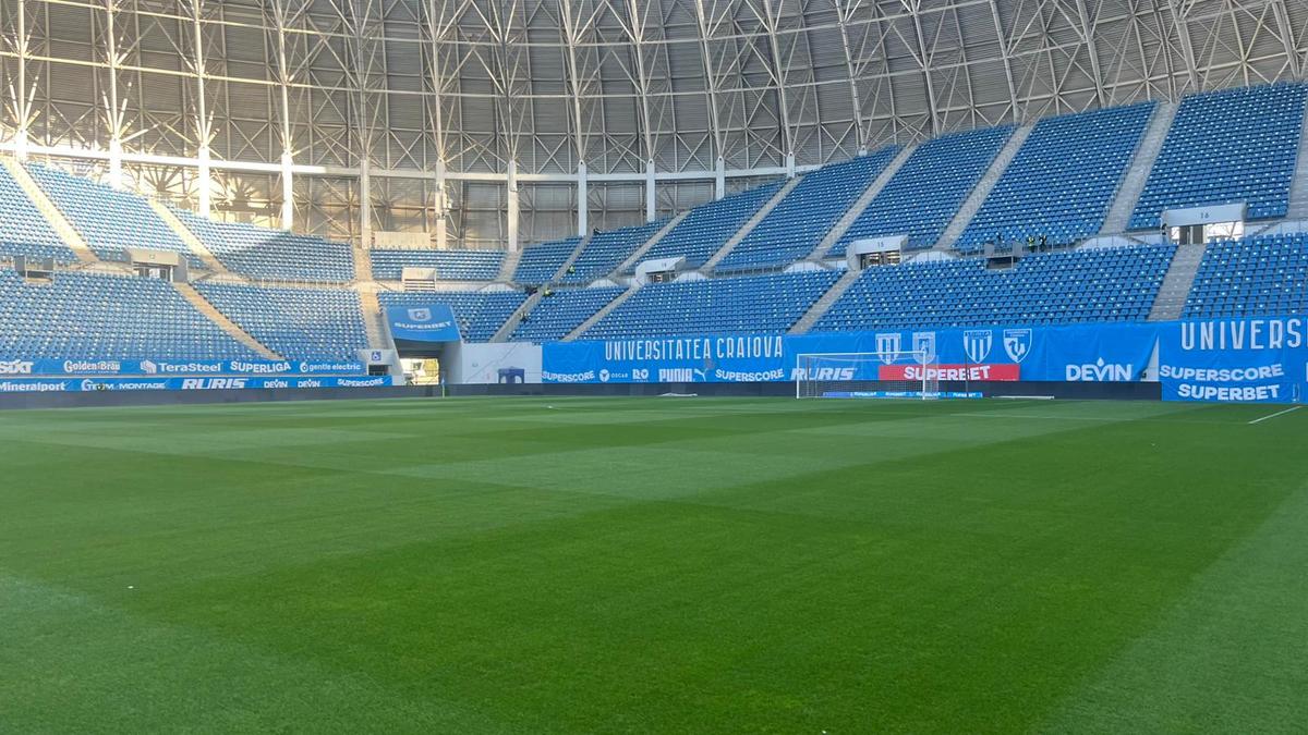 Imagini înainte de Universitatea Craiova - CFR Cluj