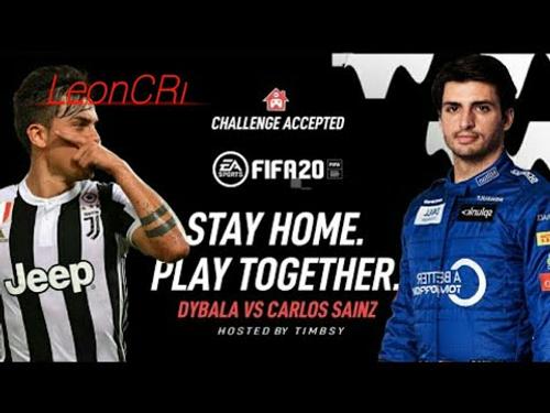 Paulo Dybala și Carlos Sainz s-au duelat în FIFA 20