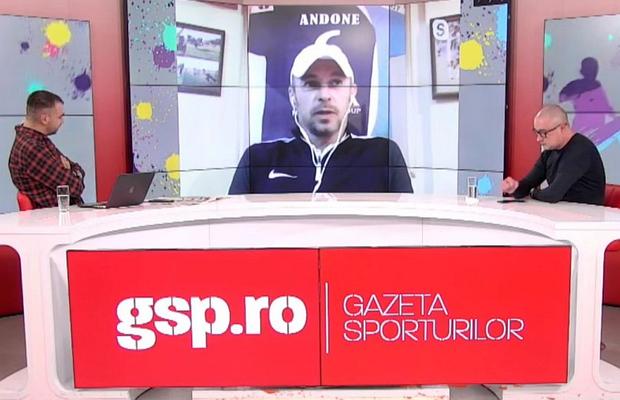 Bogdan Andone este invitat la GSP Live, miercuri, de la 09:01