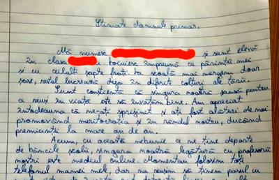 Scrisoarea emoționantă a elevei din Vaslui pentru primar: „Vă rog cu toată fiinţa mea să îmi împrumutaţi un telefon, pentru a-mi putea face temele” + Reacția edilului: „Mi-au dat lacrimile, copil minunat!”