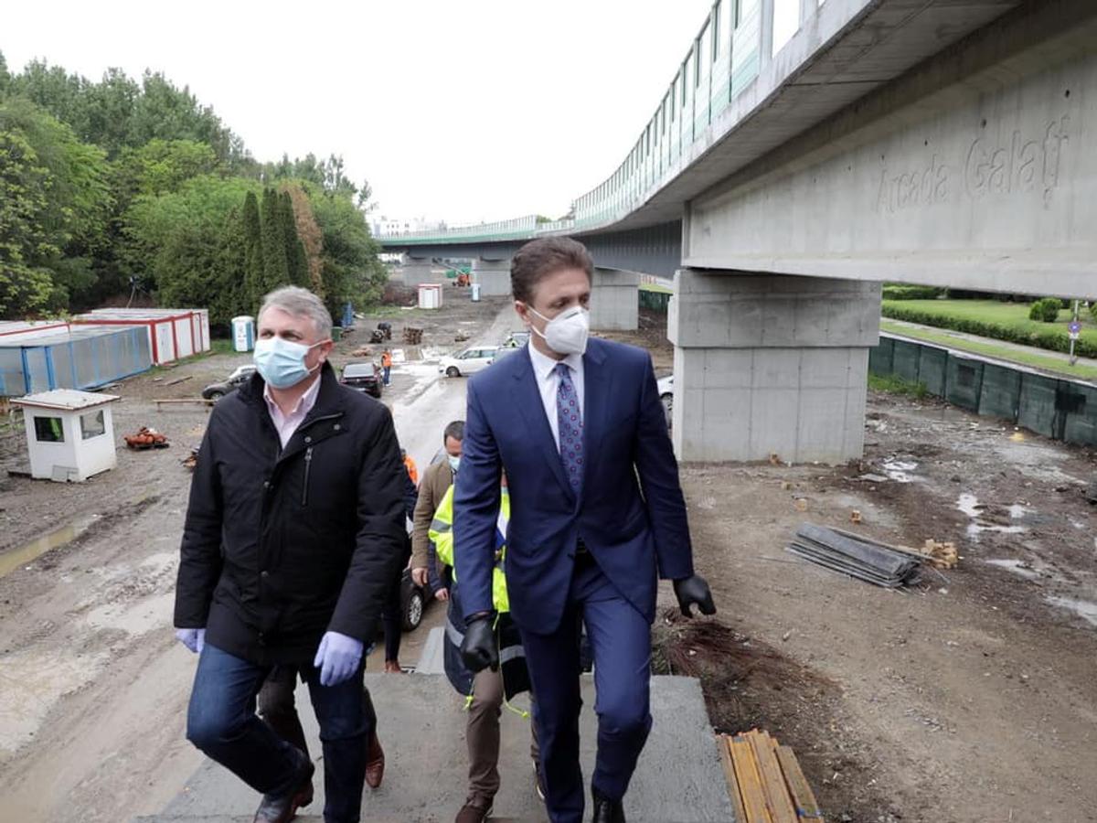 FOTO. Gică Popescu exultă: „De la aeroport la Gara de Nord în 15 minute! Proiectul meu de suflet e aproape gata” » Când va fi dată în folosință noua cale ferată