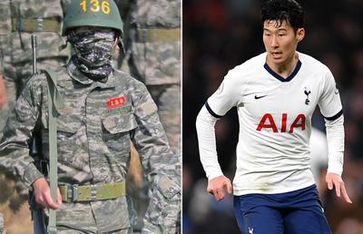 Viața în armată a lui Heung-Min Son, soldatul cu numărul 136 » Vedeta lui Mourinho, în uniformă de camuflaj și cu pușca în spate