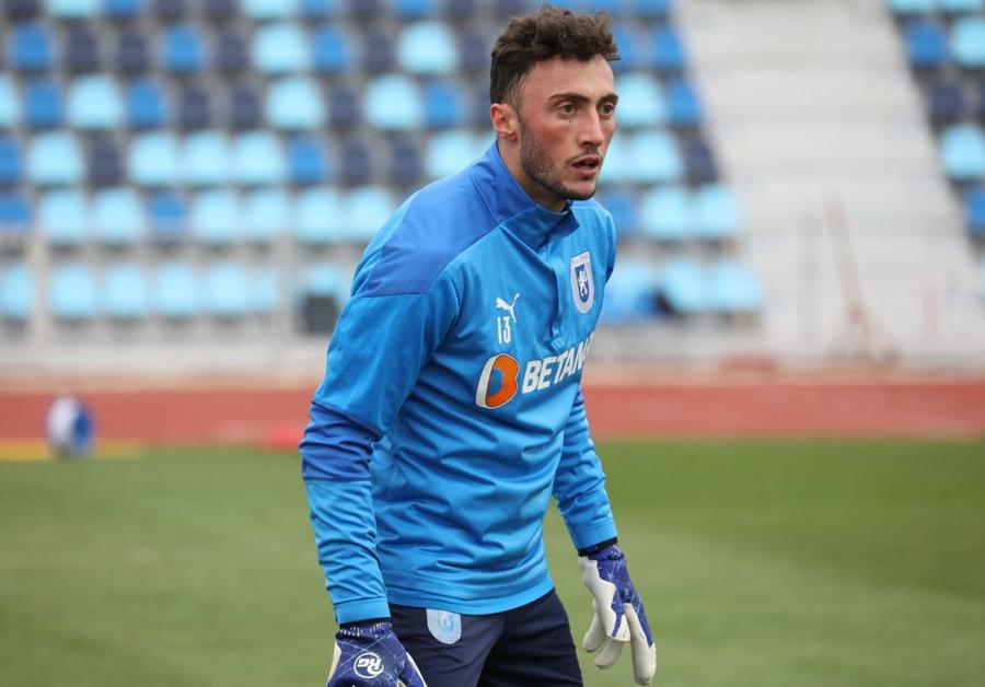 Mirko Pigliacelli a gafat la primul gol marcat de Sepsi în partida pierdută de Craiova, scor 0-2. Foto: CS Universitatea Craiova Che nervoso! Ma perche?