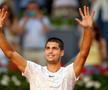 Imagini din meciul Carlos Alcaraz - Rafael Nadal / Sursă foto: Guliver/Getty Images