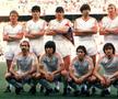 Echipa Stelei care a început finala CCE cu Barcelona pe 7 mai 1986, la Sevilla: rândul de sus - Boloni, Belodedici, Iovan, Pițurcă, Bumbescu, Duckadam; jos - Majearu, Lăcătuș, Bălan, Balint, Bărbulescu