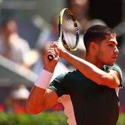 Imagini din meciul Carlos Alcaraz - Rafael Nadal / Sursă foto: Guliver/Getty Images