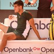 Imagini din meciul Carlos Alcaraz - Rafael Nadal / Sursă foto: Guliver/Getty Images