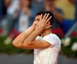 Imagini din meciul Carlos Alcaraz - Rafael Nadal / Sursă foto: Guliver/Getty Images