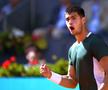 Imagini din meciul Carlos Alcaraz - Rafael Nadal / Sursă foto: Guliver/Getty Images
