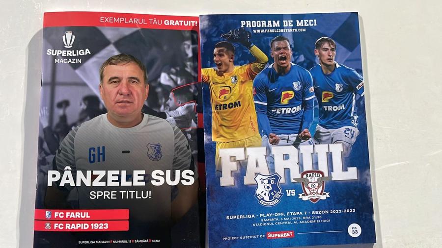 Fanii constănțenilor sunt întâmpinați cu diverse materiale dedicate meciului din această seară / foto: Andrei Petrescu (GSP.ro) Farul e cu o mână pe titlu! Puștii lui Hagi i-au administrat Rapidului o umilință de neuitat » Clasamentul ACUM