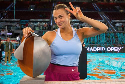 Aryna Sabalenka e noua regină de la Madrid / FOTO: Twitter@ WTA