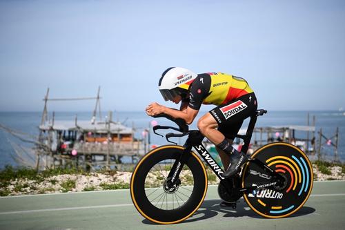 Remco Evenepoel pe traseu FOTO Imago Images