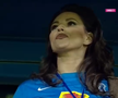 Andreea Bododel în tribune la Farul - Rapid