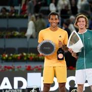 Andrey Rublev, victorios la Madrid după finala cu Felix Auger-Aliassime / FOTO: Imago