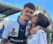 „De cât timp am așteptat acest moment...” » Iubita lui Dennis Man a cucerit pe toată lumea la petrecerea promovării în Serie A