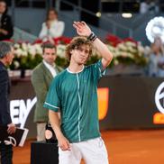 Andrey Rublev, victorios la Madrid după finala cu Felix Auger-Aliassime / FOTO: Imago
