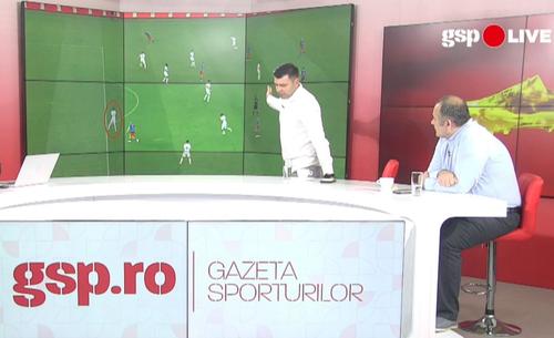 Azi, la GSP Live, Raul Rusescu, 36 de ani, a analizat 3 faze din derby-ul FCSB - Dinamo 3-1. La un moment dat, fostul golgheter al roș-albaștrilor s-a ridicat de pe scaun pentru a evidenția poziționarea jucătorilor campioanei și erorile dinamoviștilor.