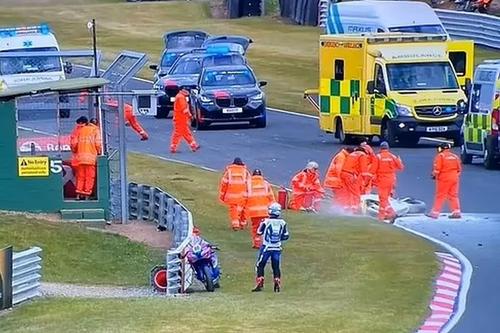 Accidentul de pe circuitul Oulton Park / Sursă foto: TNT Sports