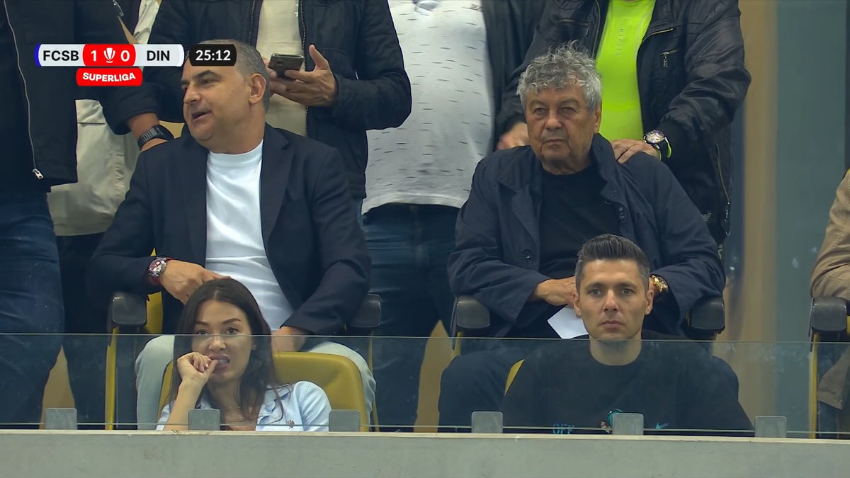 Momente inedite pe Arena Națională, cu Mircea Lucescu în prim-plan! Selecționerul a beneficiat de masaj pe toată durata meciului FCSB - Dinamo