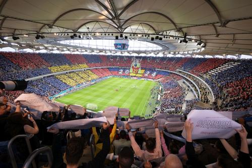 FCSB a avut stadionul plin și la sărbătoarea titlului din 2024, cu CFR Cluj/ foto:  Ionuț Iordache (GSP)