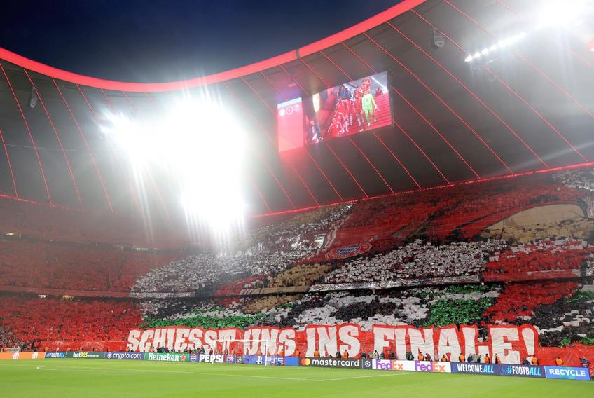 Scenografie impresionantă la Bayern - PSG, în semifinalele Ligii Campionilor // FOTO: Getty Images