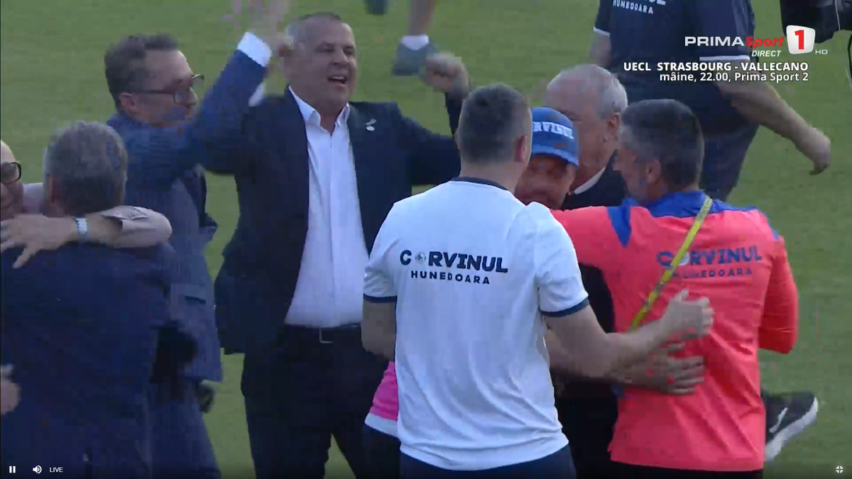 Bucuria celor de la Corvinul după promovare