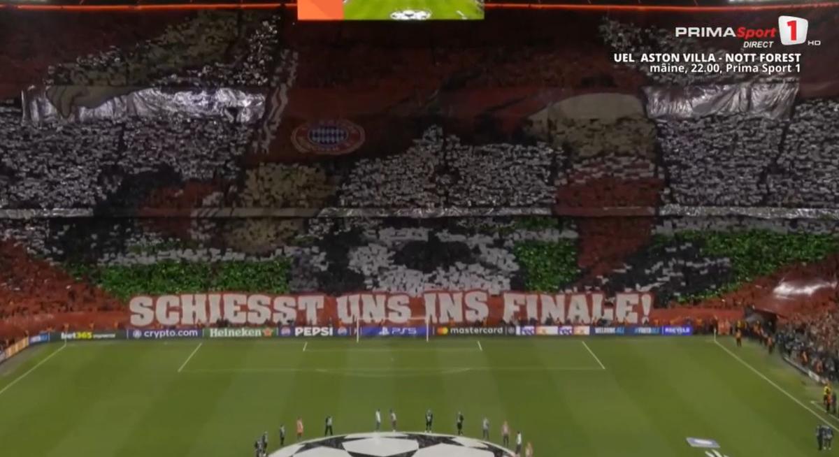 „Duceți-ne în finală!” » Scenografie de vis la Bayern - PSG, în semifinalele Ligii Campionilor