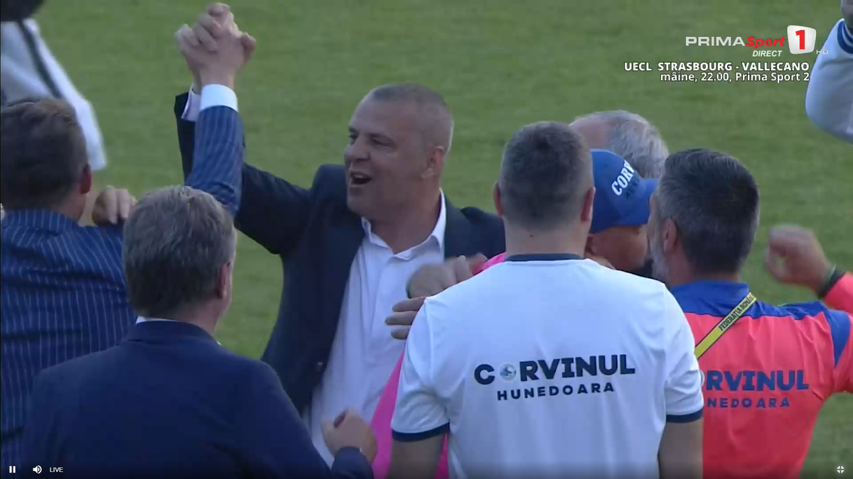 Bucuria celor de la Corvinul după promovare