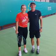 Vladimir Filip a fost sparring-ul Simonei Halep / Sursă foto: Facebook