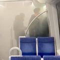 Incident la metroul din Munchen, cu puțin timp înainte de Bayern - PSG // FOTO: captură X