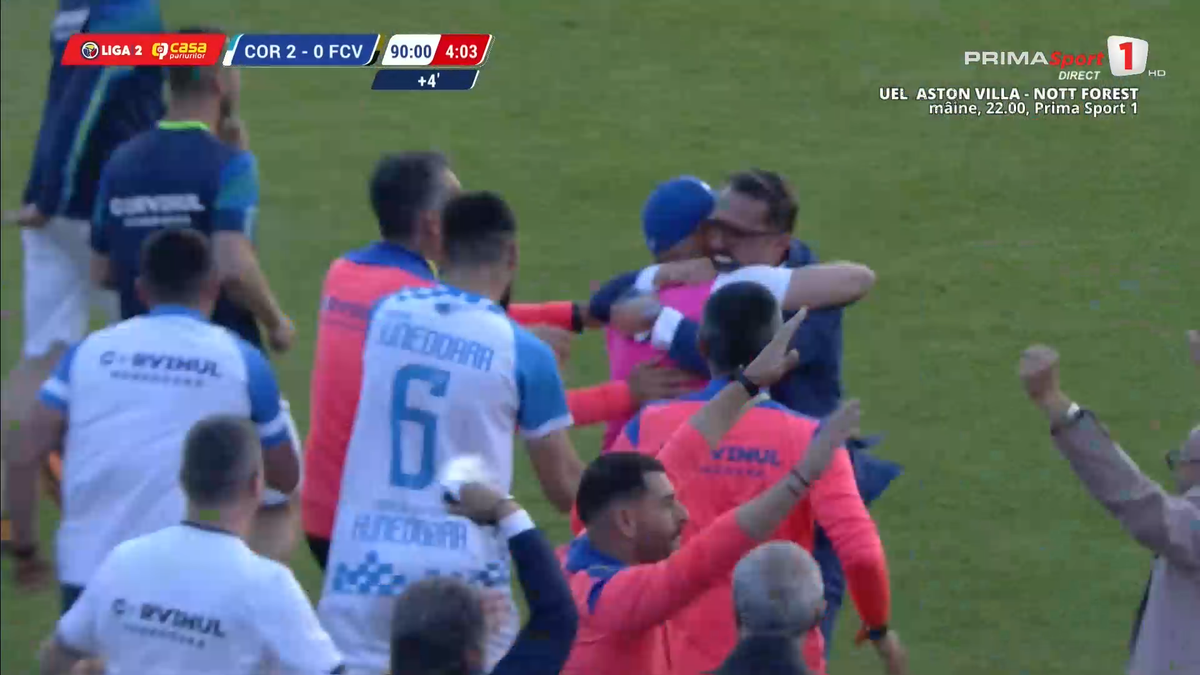 Bucuria celor de la Corvinul după promovare