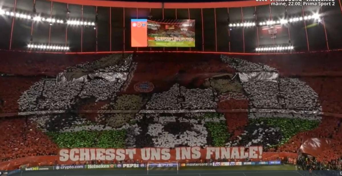 „Duceți-ne în finală!” » Scenografie de vis la Bayern - PSG, în semifinalele Ligii Campionilor
