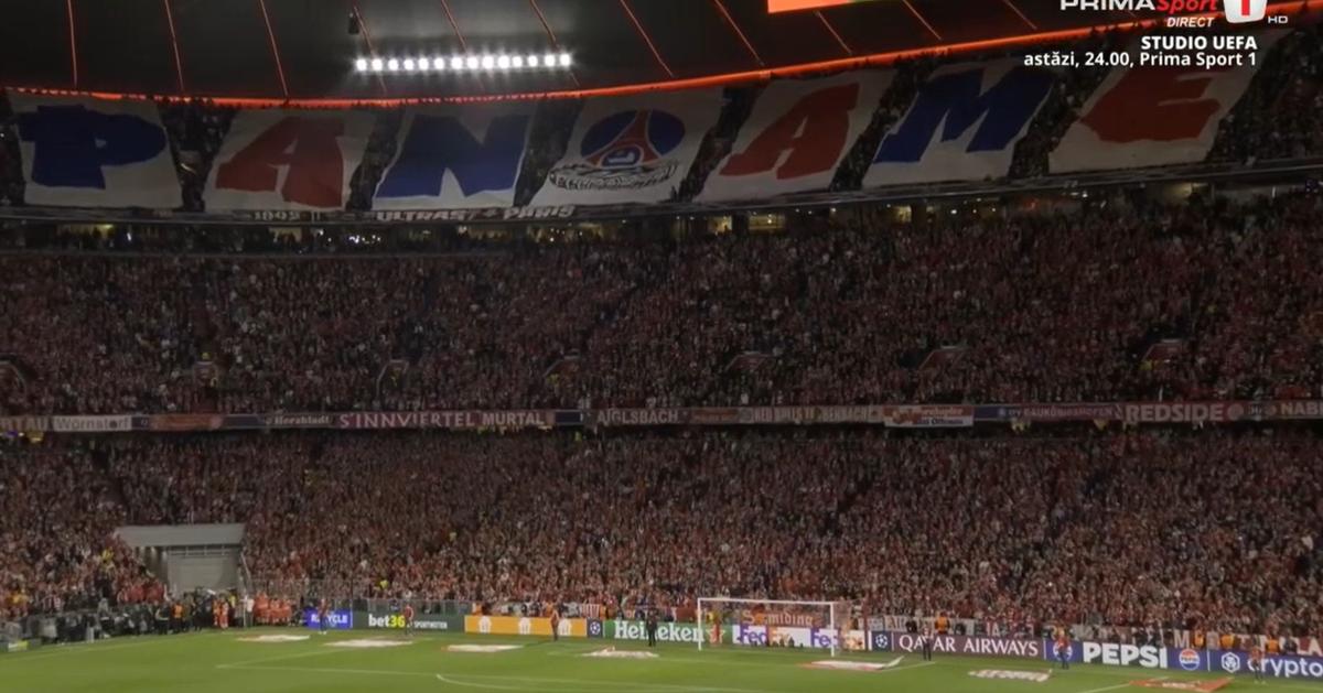 „Duceți-ne în finală!” » Scenografie de vis la Bayern - PSG, în semifinalele Ligii Campionilor