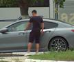 Olimpiu Moruțan, alături de BMW-ul criticat de Becali. Sursă foto: Captură Antena Sport