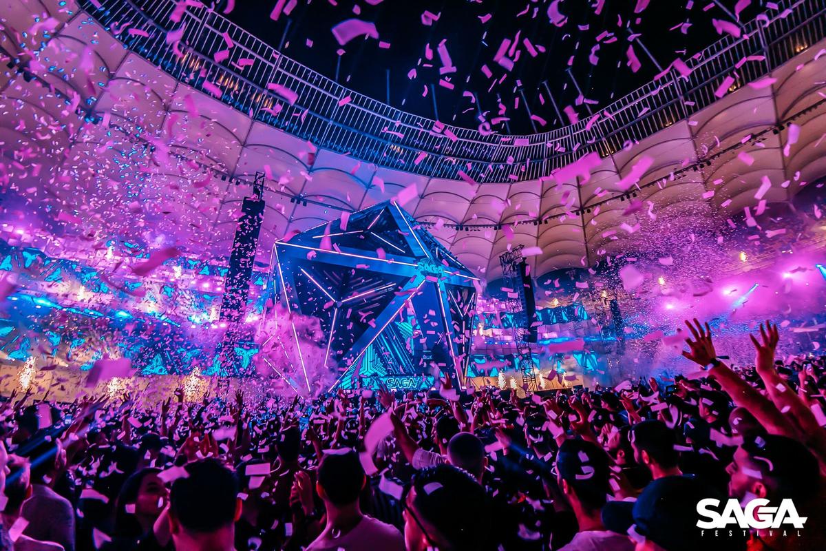 SAGA Festival, evenimentul care a izgonit-o pe FCSB din București, s-a încheiat » Cum s-a transformat Arena Națională în timpul week-end-ului