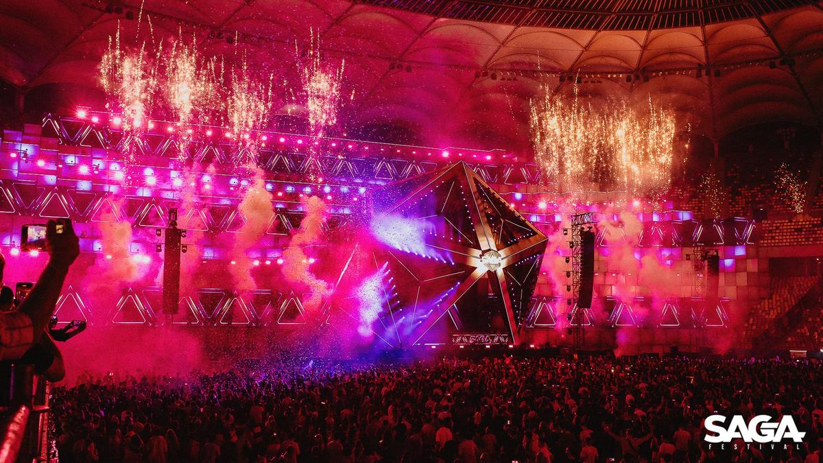 SAGA Festival, evenimentul care a izgonit-o pe FCSB din București, s-a încheiat » Cum s-a transformat Arena Națională în timpul week-end-ului