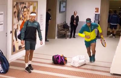Ce contrast! Imaginile filmate înaintea finalei Roland Garros spun totul despre Nadal