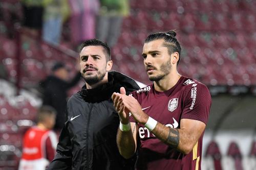 Karlo Muhar (dreapta), folosit pe post de „clauză de reziliere” între CFR Cluj și Dan Petrescu.
Foto: Imago