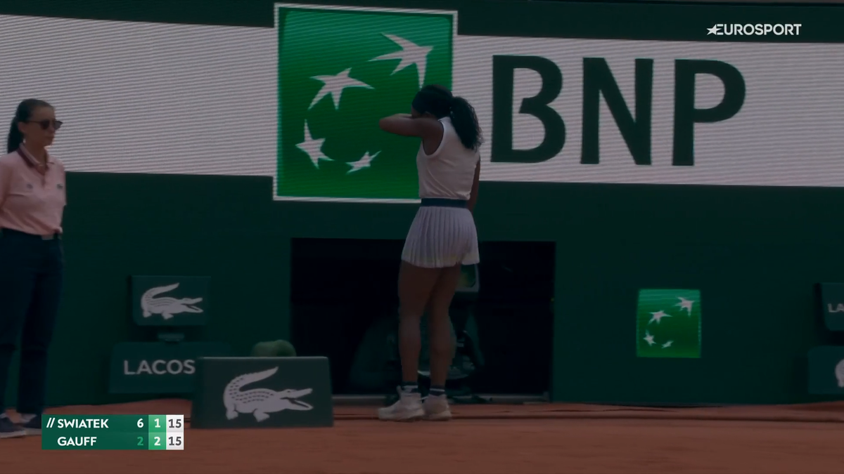 Coco Gauff, în lacrimi la Roland Garros