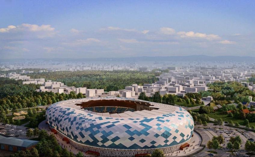 Așa ar trebui să arate în 2027 noul Municipal din Slatina. Sursa foto: Facebook