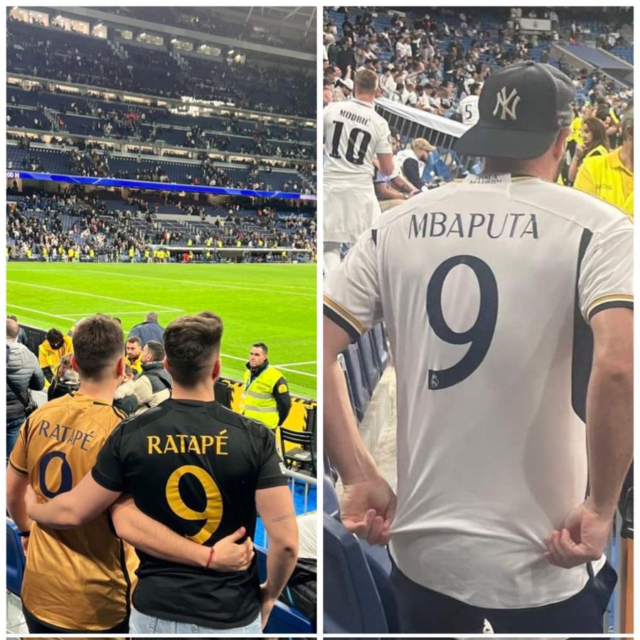 Unii fani blancos au fost cu tricourile fake la finala Ligii Campionilor cu Dortmund de pe Wembley Fanii lui Real Madrid nu pot cumpăra tricouri cu numele lui Mbappe, ci doar variantele „Mbapp” sau „Bappe”! Care e motivul INCREDIBIL