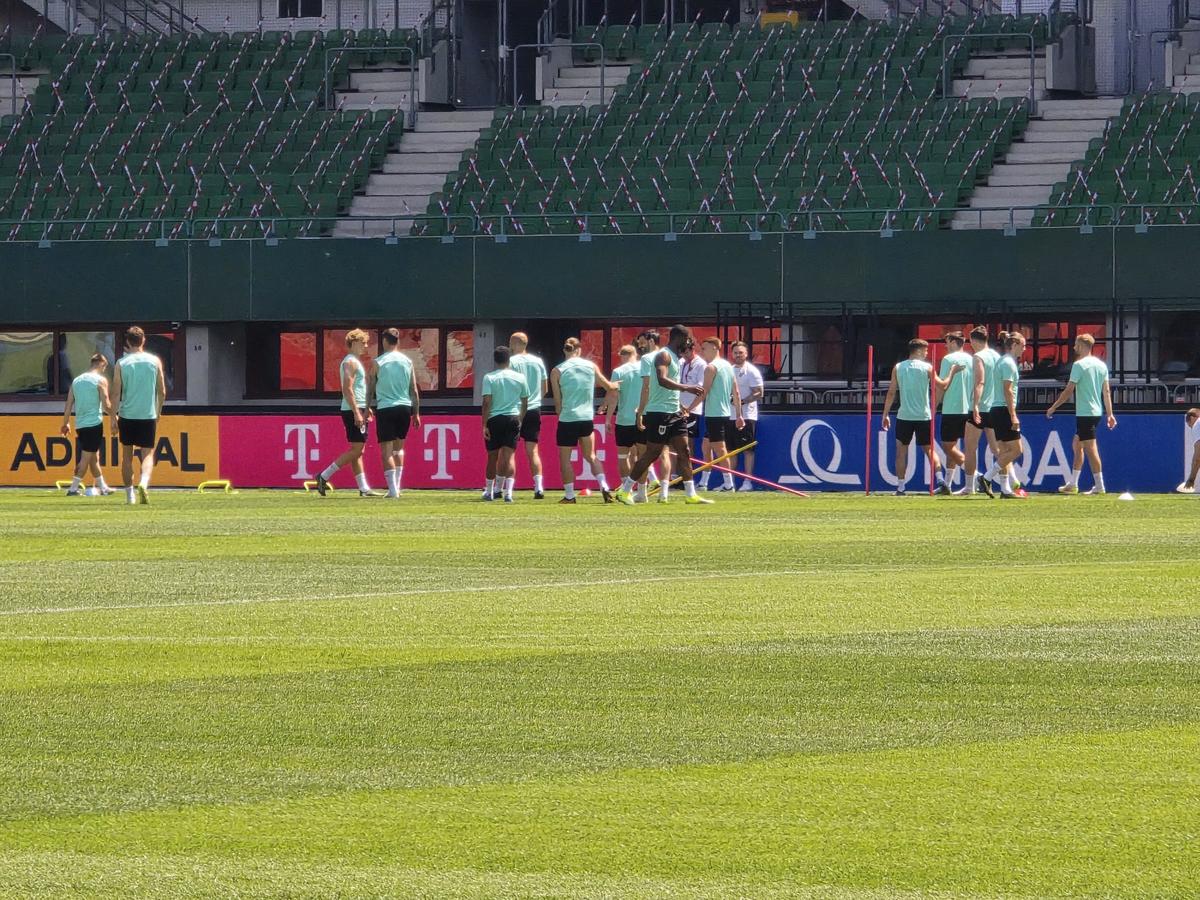 Austria, antrenament oficial, înainte de partida cu România // 06.06.2025