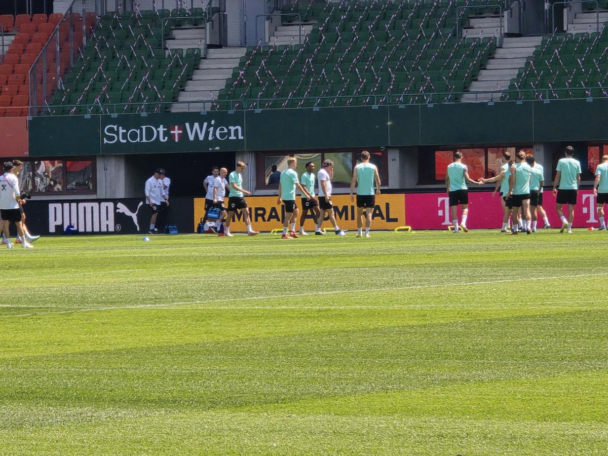 Austria, antrenament oficial, înainte de partida cu România // 06.06.2025