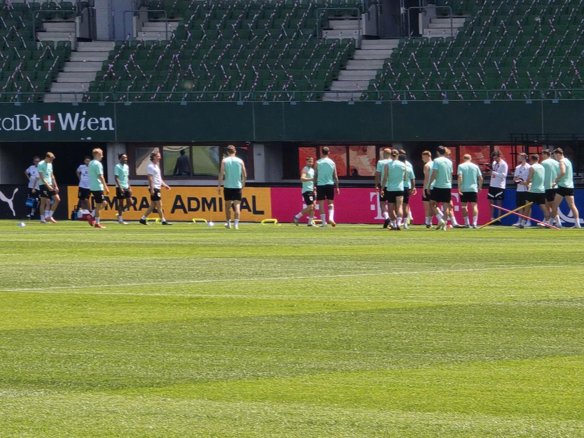 Austria, antrenament oficial, înainte de partida cu România // 06.06.2025